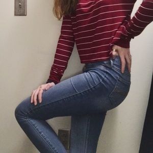 Abercrombie Kids Size 13/14 High-Rise Skinny Jeans